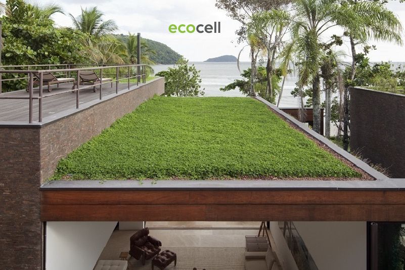 Công trình cảnh quan vườn mái xanh Ecocell